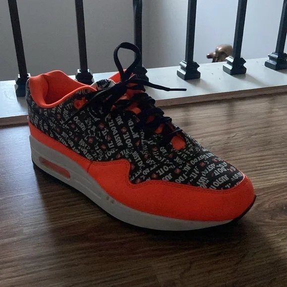 Black and Orange Nike Air Max